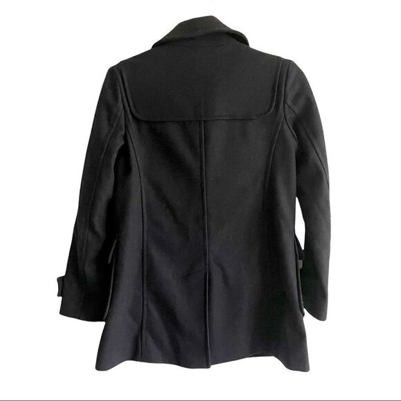 GAP Wool Paddington Toggle Winter Coat Navy Blue XS - Picture 4 of 8